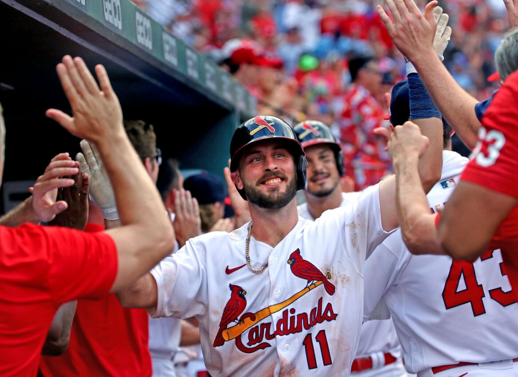 St. Louis Cardinals win 12-9 to sweep New York Yankees